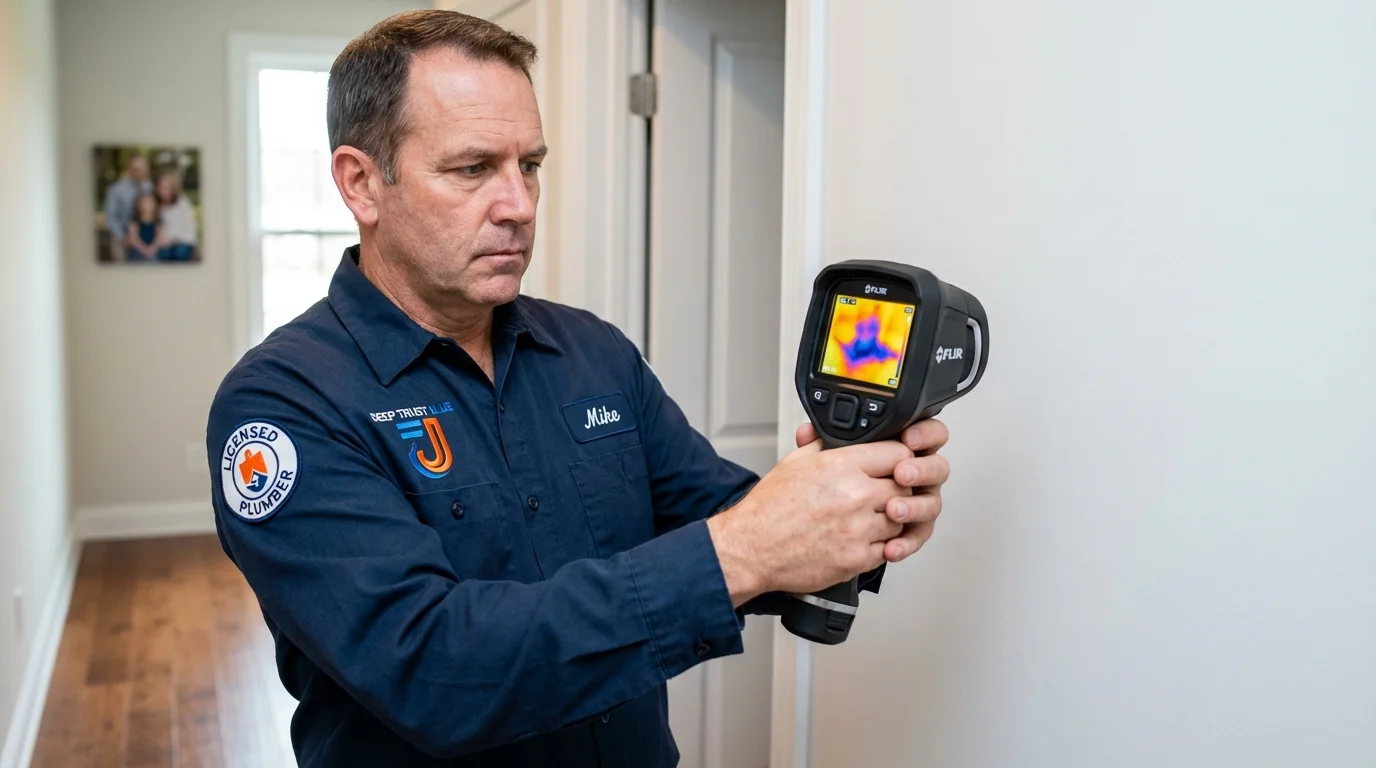 Thermal imaging leak detection by Johns Plumbing LLC in Birmingham